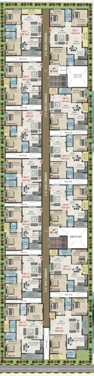  sree balaji nest Sree Balaji Nest Cluster Plan from 1st to 5th Floor