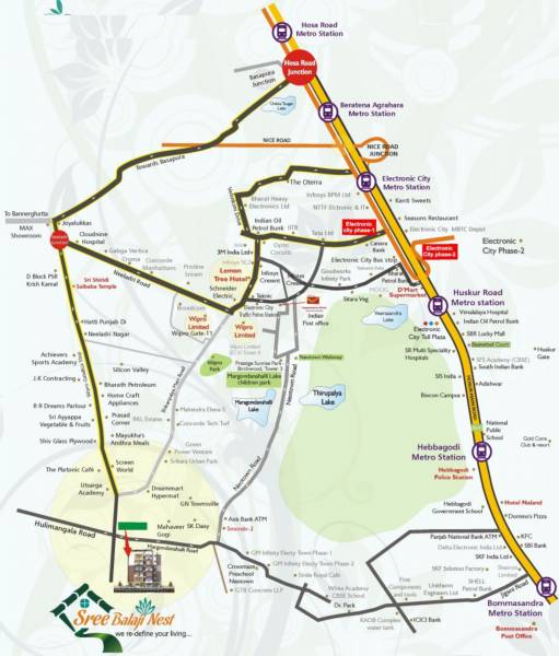  sree-balaji-nest Location Plan