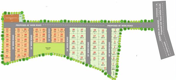  nature-city Layout Plan