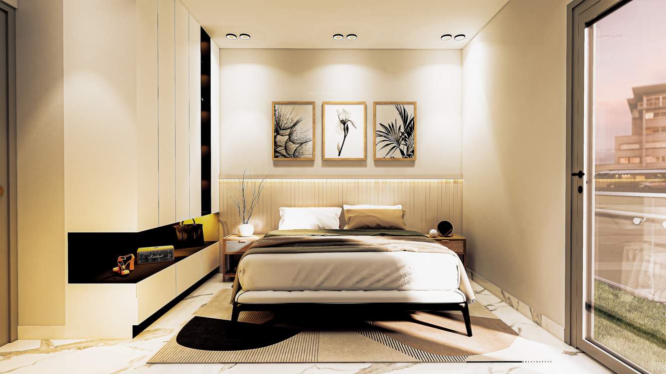 chs independent apartment Bedroom