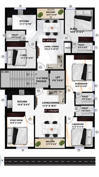  vethathiri Vethathiri Cluster Plan for 1st Floor