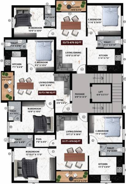  valter Valter Cluster Plan From 2nd To 3rd Floor