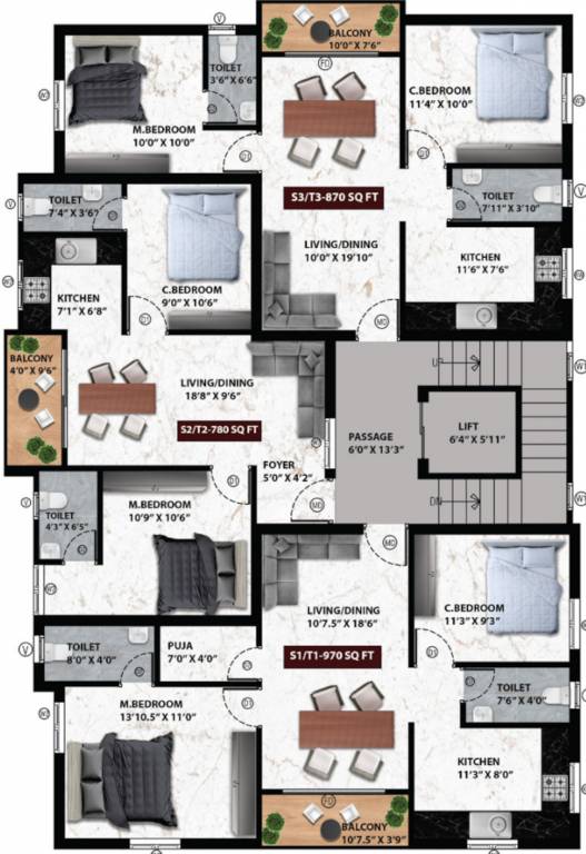  valter Valter Cluster Plan From 2nd To 3rd Floor