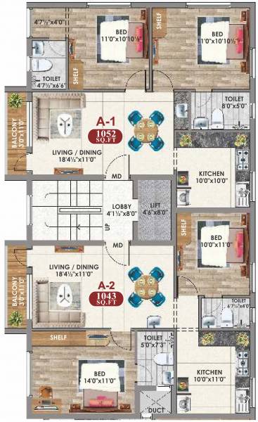  silver-springs Silver Springs Cluster Plan for 1st Floor