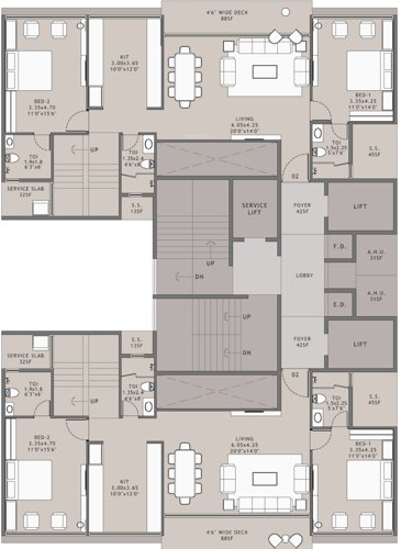  platinum-westwoods Platinum Westwoods Cluster Plan For 14th Floor