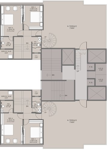  platinum-westwoods Platinum Westwoods Cluster Plan For 15th Floor