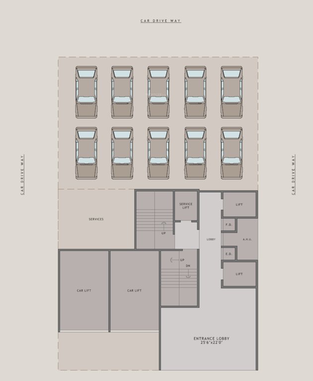  platinum westwoods Platinum Westwoods Cluster Plan For ground Floor
