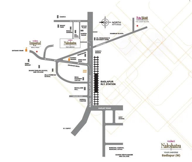  vedant nakshatra wing k phase v Location Plan