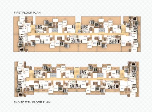  vishwajeet-prime Vishwajeet Prime Cluster Plan from 1st to 12th Floor
