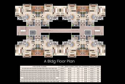  vrundavan-iii Wing A Cluster Plan