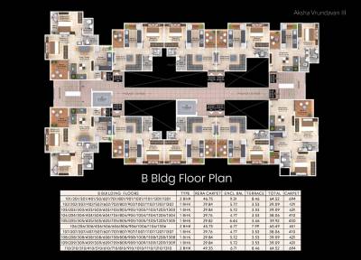  vrundavan-iii Wing B Cluster Plan