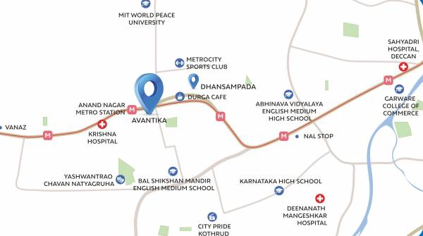  avantika Location Plan
