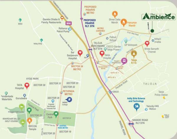  the-ambience Location Plan