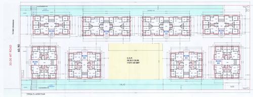  infinity-baug Block A1, , Block A2, Block B1, Block B2, Block B3, Block B4, Block C1, Block C2 Cluster Plan from ground to 14th Floor