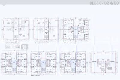 Block B2 And Block B3 Cluster Plan from ground to 14th Floor infinity-baug Block B2 And Block B3 Cluster Plan from ground to 14th Floor