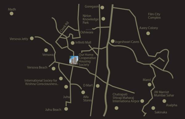  mantri-our-home Location Plan