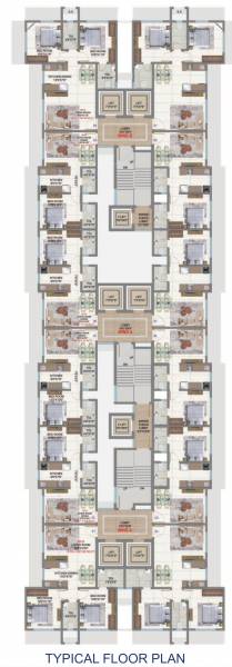  silverwoods Silverwood A, B Wing Typical Cluster Plan