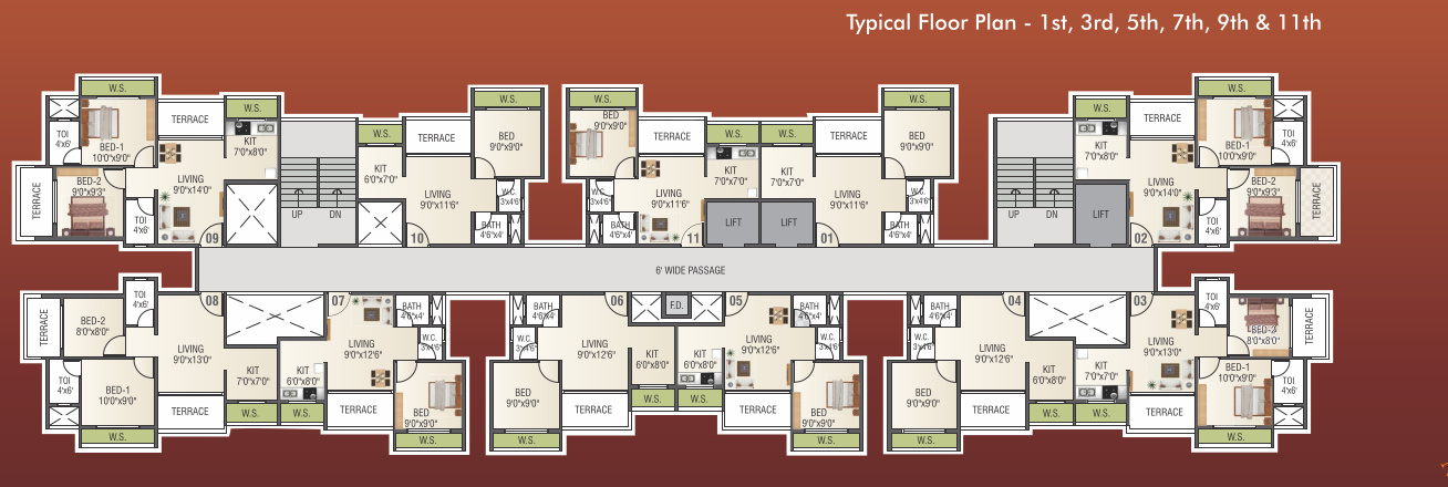  krishna valley phase 4 Wing D And Wing E Cluster Plan