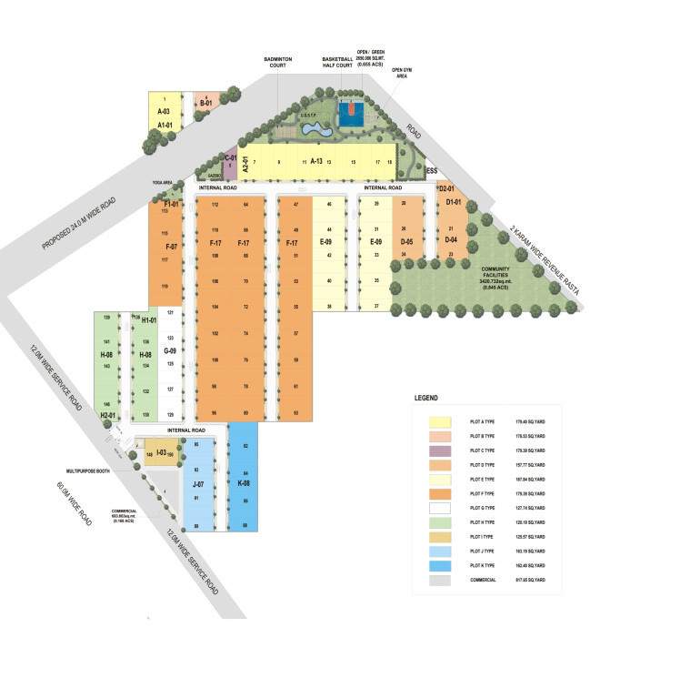  estate 95 Layout Plan