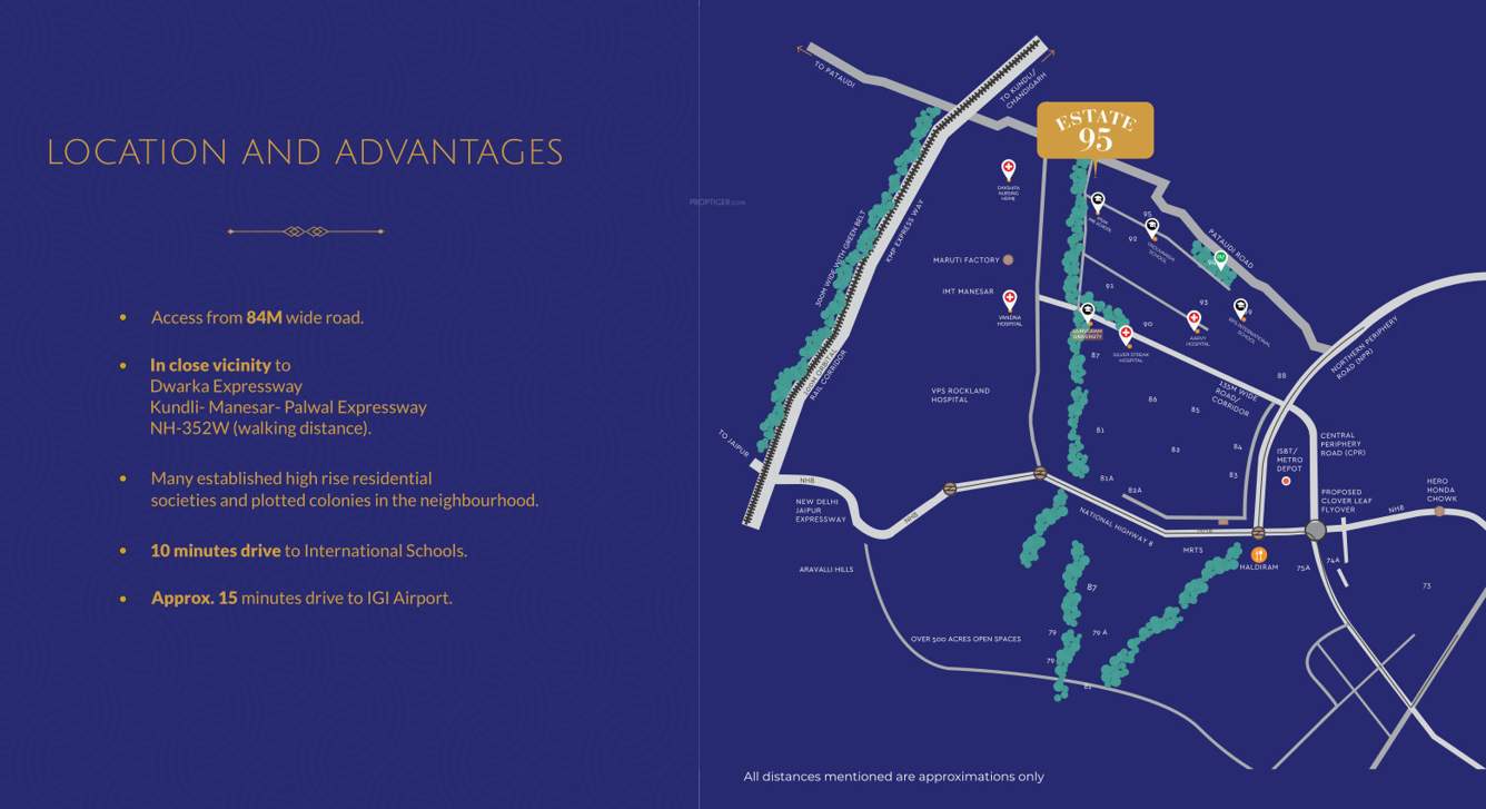 estate 95 Location Plan