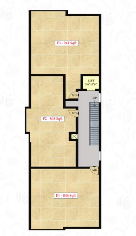  ath lavenda ATH Lavenda Cluster Plan For 1st Floor