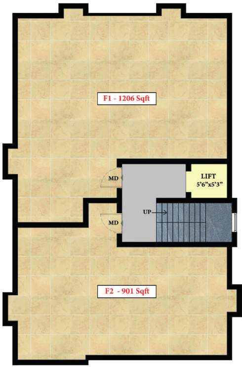  ath royal topaz ATH Royal Topaz Cluster Plan For 1st Floor