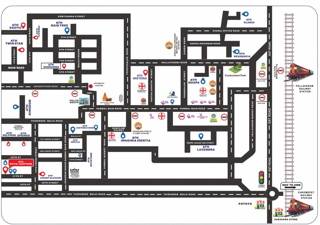  ath royal sapphire Location Plan