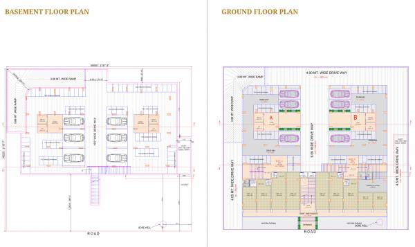  shivansh-ashray Block A And B Cluster Plan for ground Floor