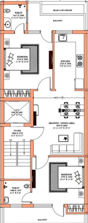  luxury floor Luxury Floor Cluster Plan For Typical Floor Plan
