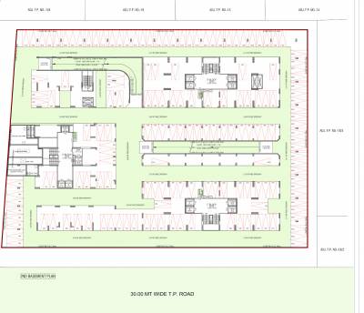  orchid-gold Block A,B & C Basement 2 Floor Cluster Plan