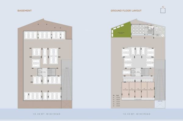  aatharv-enclave Aatharv Enclave Basement And Ground Cluster Plan