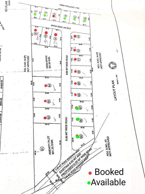  serenity park Layout Plan