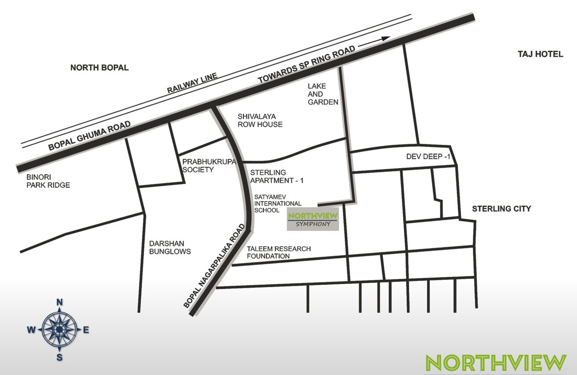  north view symphony Location Plan