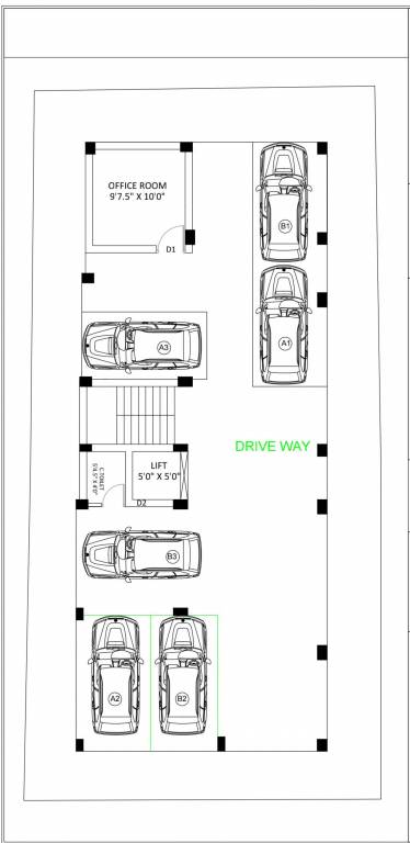  manoj flats Manoj Flats Cluster Plan For Ground Floor