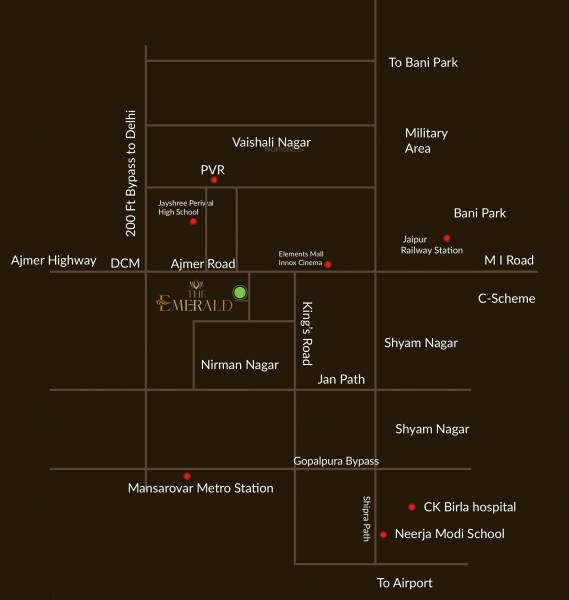  the-emerald-ii Location Plan