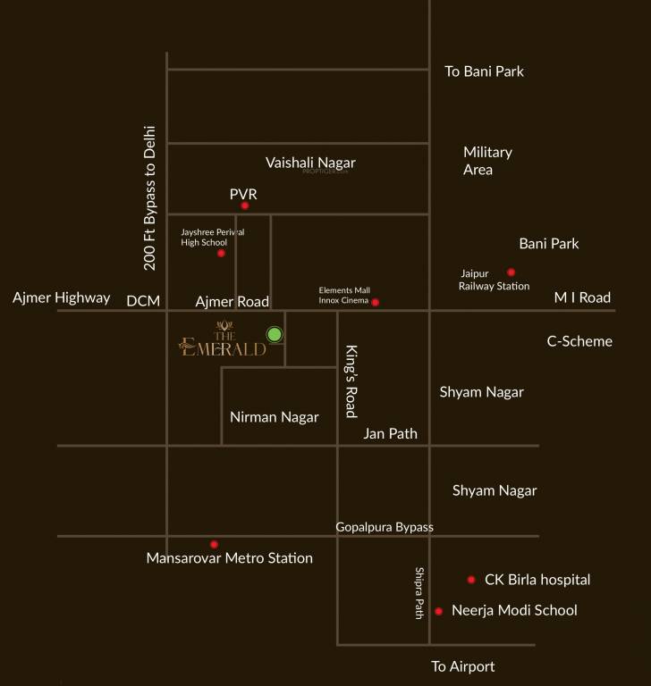  the emerald ii Location Plan