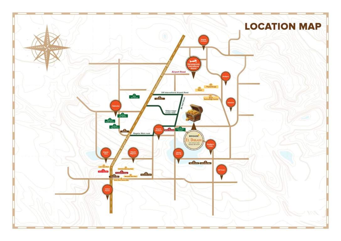  aurum at brigade el dorado Location Plan