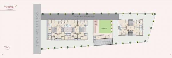  malhar-residency Block A,B & C Cluster Plan