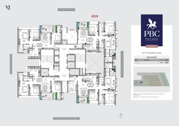 Tower 3 Cluster Plan palladio-balewadi-central Tower 3 Cluster Plan