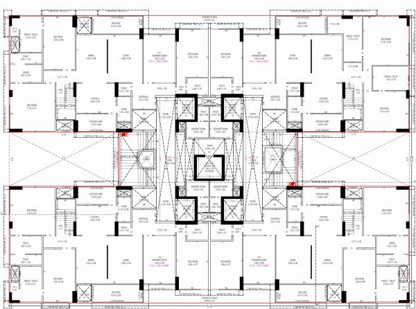  apricus Block A And B Cluster Plan For Lower Pent House