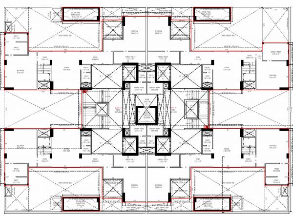  apricus Block A And B Cluster Plan For Upper Pent House