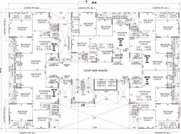  shagun-infinity Shagun Infinity Cluster Plan From 2nd To 12th Floor