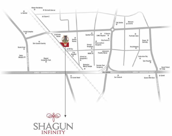  shagun-infinity Location Plan
