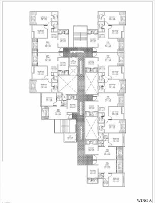  platinum-towers Wing A Cluster Plan