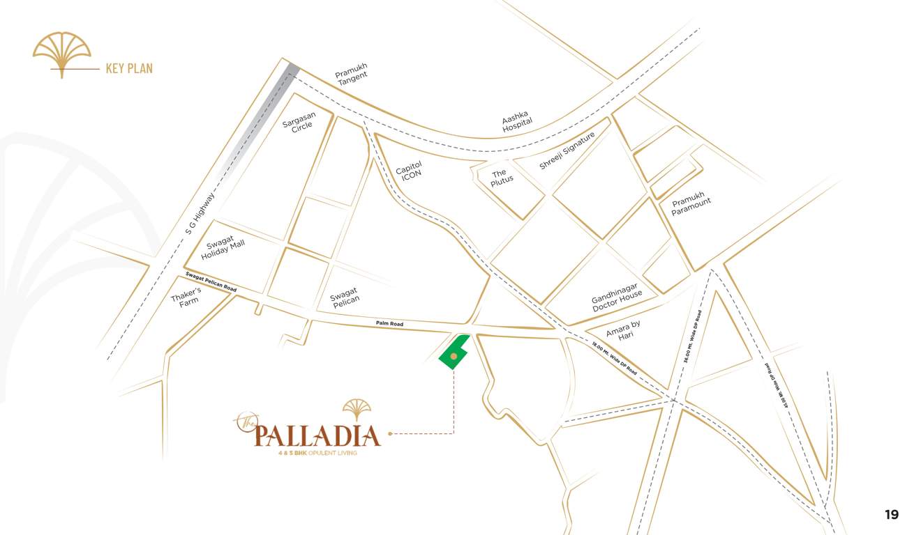  the palladia Location Plan