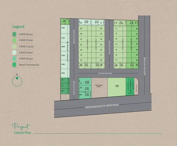  space-villas Layout Plan