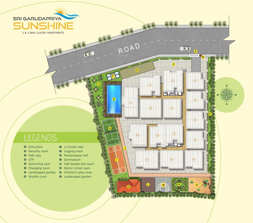  garudpriya sunshine Layout Plan