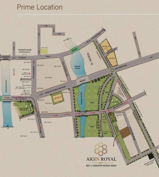  aigin-royal-phase-4 Location Plan