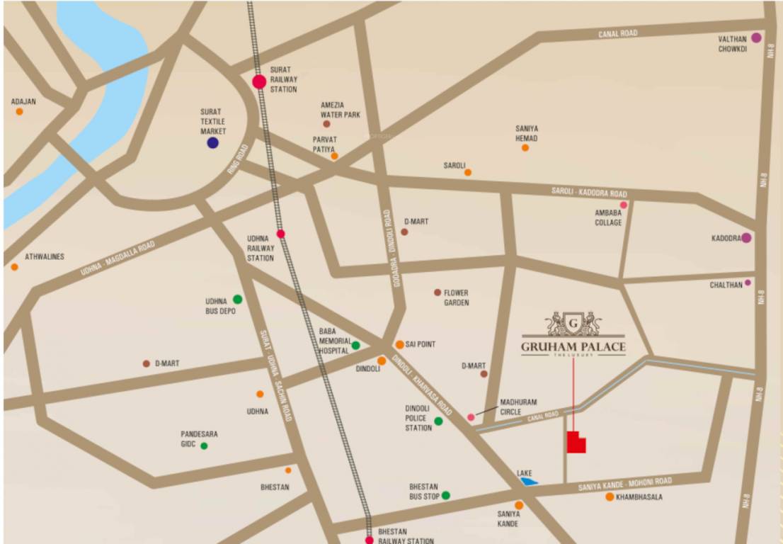  palace Location Plan