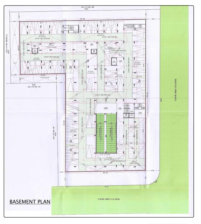  ralsi rivera Ralsi Rivera Basement Floor Cluster Plan